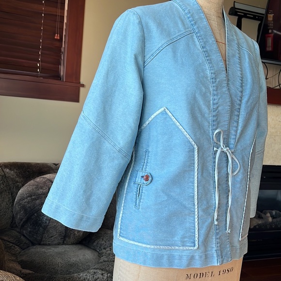 Caron Callahan denim jacket M - Picture 8 of 12